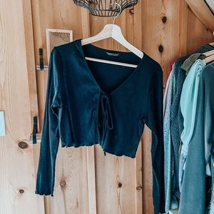 SHEIN black shawl sweater never worn